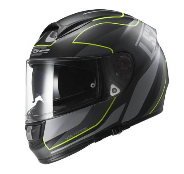 Kask LS2 FF397 VECTOR FT2 VANTAGE BLACK YELOW