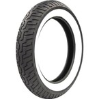 Dunlop D404 130/90-16 67H TT Przód  WW Biały Bok DOT4022